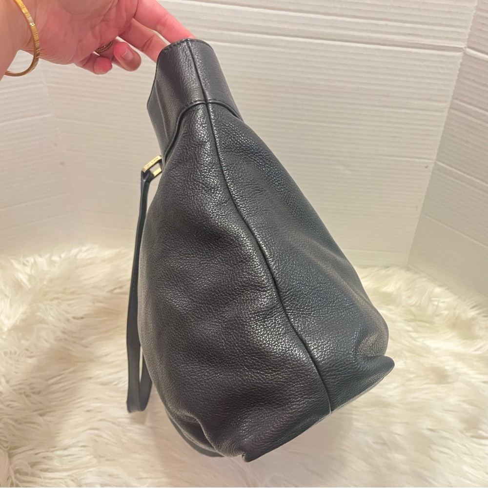 Tory Burch Black Leather Tote - Picture 4 of 12